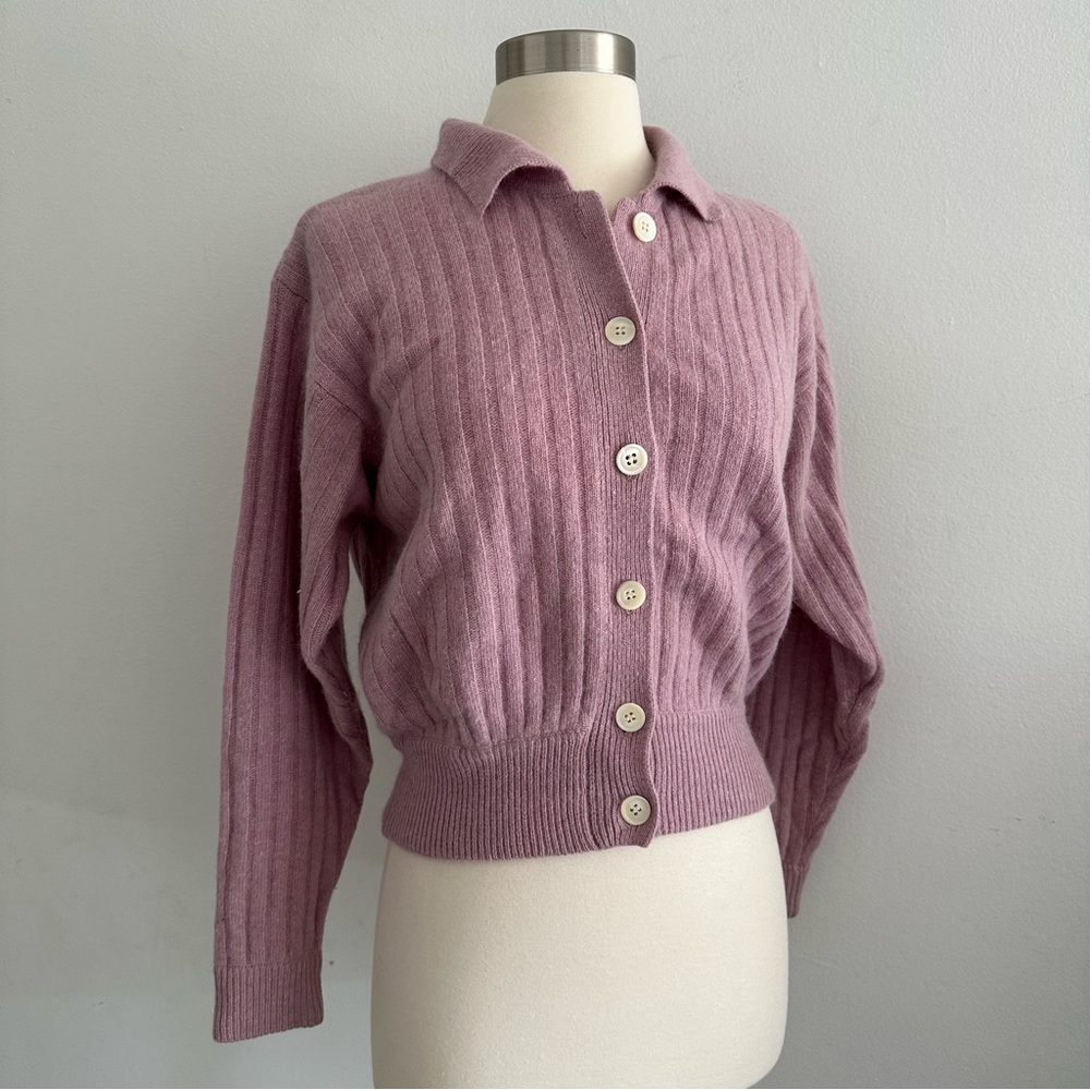 Vintage Liz Claiborne Lambswool Cardigan Sweater M